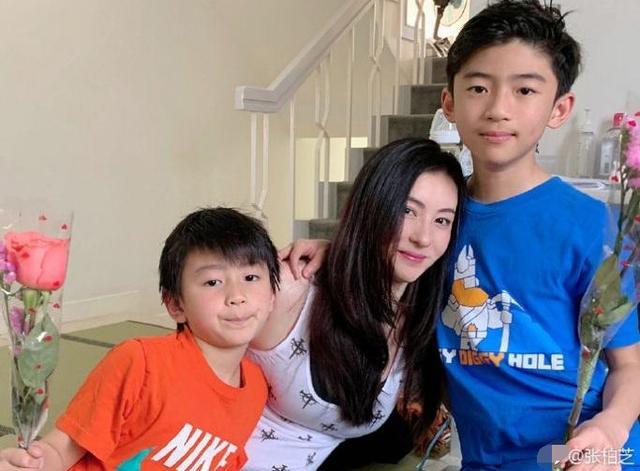 张柏芝|张柏芝晒三胎儿子忘记打码，Marcus下半脸曝光