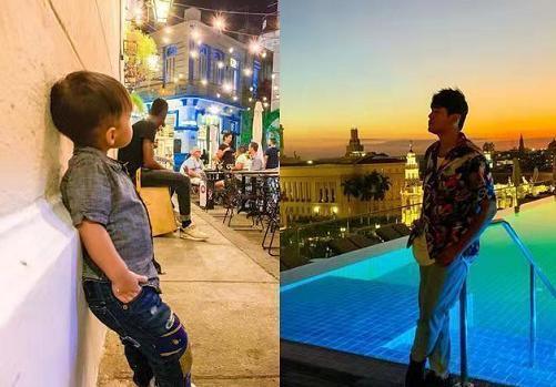 周杰伦|周杰伦昆凌甜蜜度假，老公视角下昆凌身穿白裙，赤脚走在海边美成画