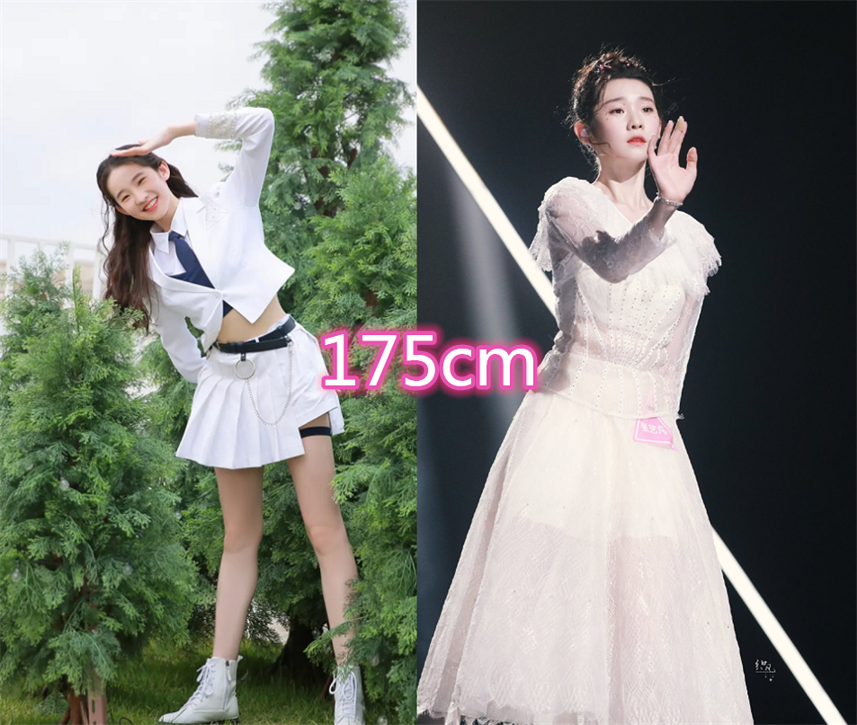 硬糖少女身高全员都是大长腿刘些宁最矮166cm最后这也太优越