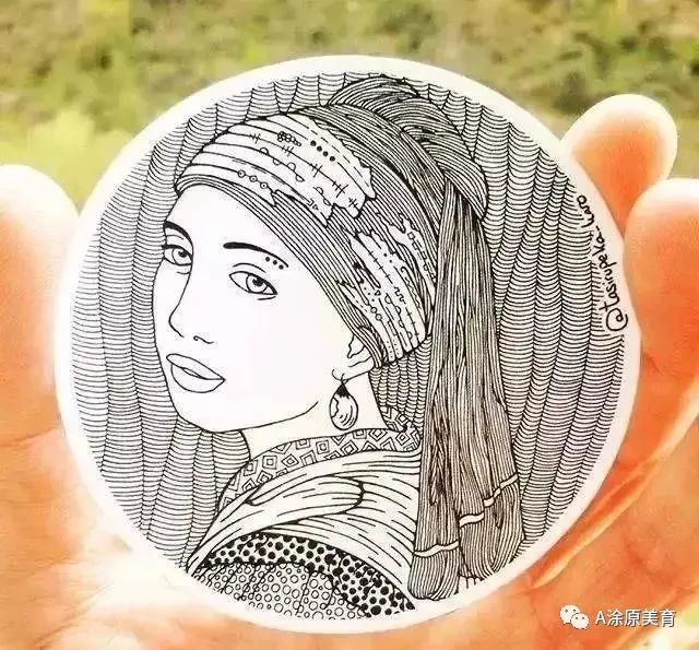 《戴珍珠耳环的少女》 维梅尔(1665年)