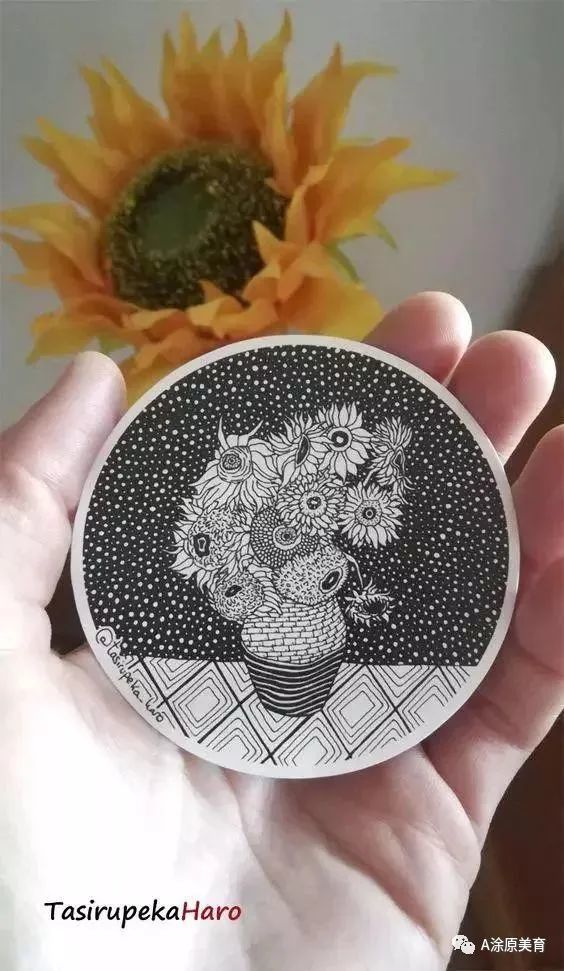 黑白线描下的世界名画