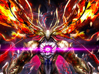 魔神王盖提亚积蓄了3000年的力量,所释放出的第三宝具,从外表来看是一