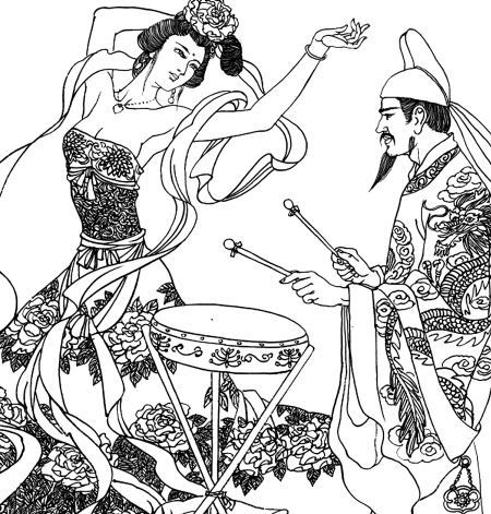 唐玄宗:我们来玩握槊吧?杨玉环:玩上瘾了?