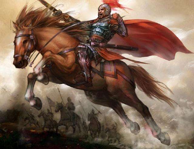 白狼山之战张辽一马踏乌桓