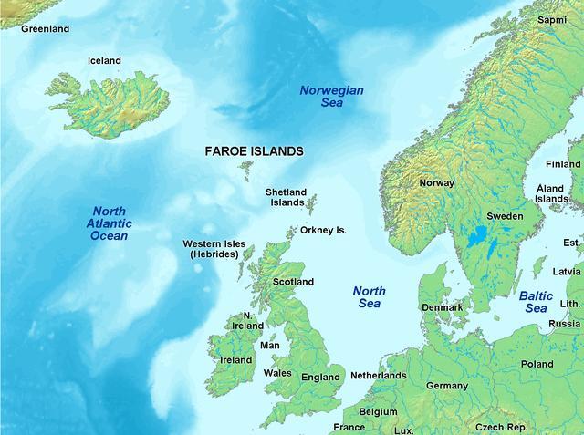 欧洲北海地理位置图片