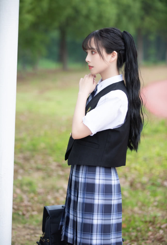 jk少女马尾好乖啊