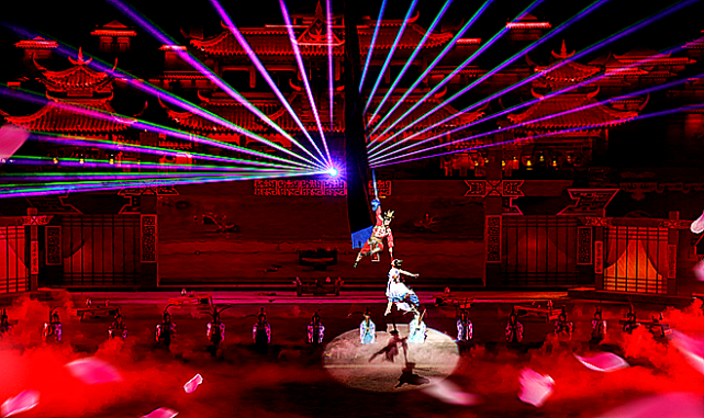 重磅消息西安沉浸式舞台剧秦汉风云火爆来袭