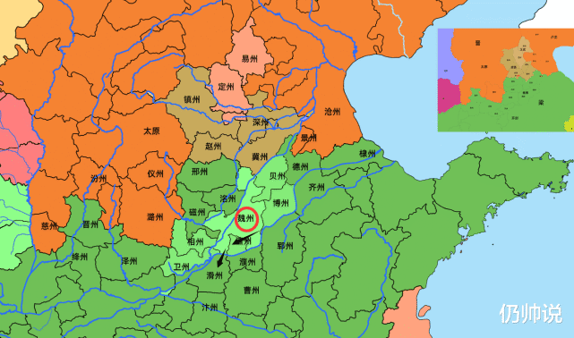 五代十国04:李存勖进一步夺取魏博镇,逼近黄河,后梁危在旦夕