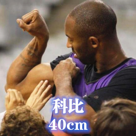 科比40公分,魔兽45公分,看到奥胖:这是腰围?