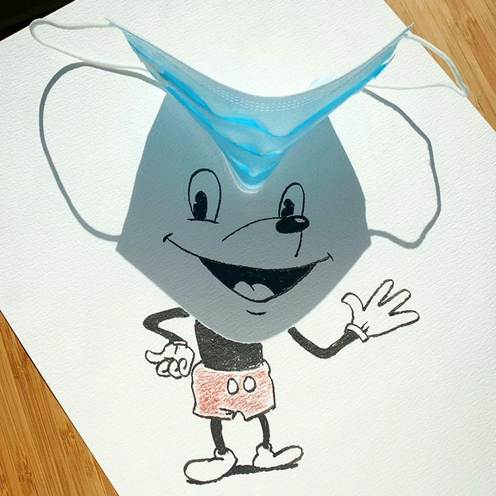 影子|他几笔就把影子画成了精，大人和孩子看完都直呼奇妙