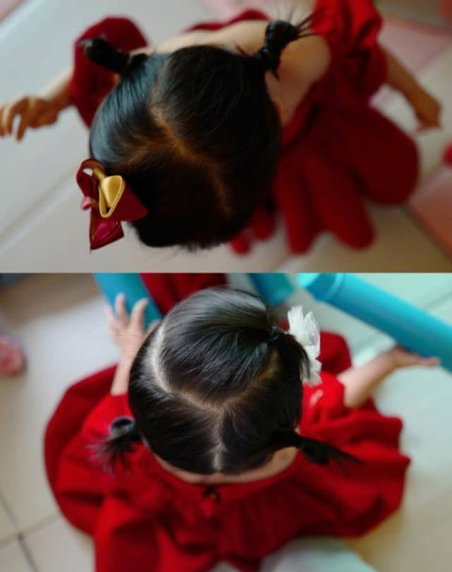 谢娜|谢娜晒与双胞胎女儿互动日常，母女扎麻花辫同框被错认成姐妹花