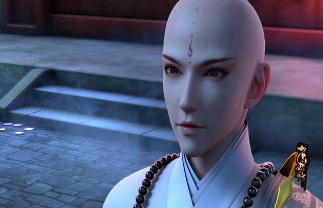 没想到动漫中的和尚都如此帅出天际吗