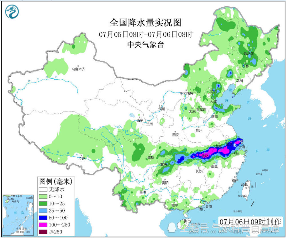暴雨|梅雨配“紫腰带”迎接明天的高考，考生们小心暴雨、冰雹、雷电大风和高温