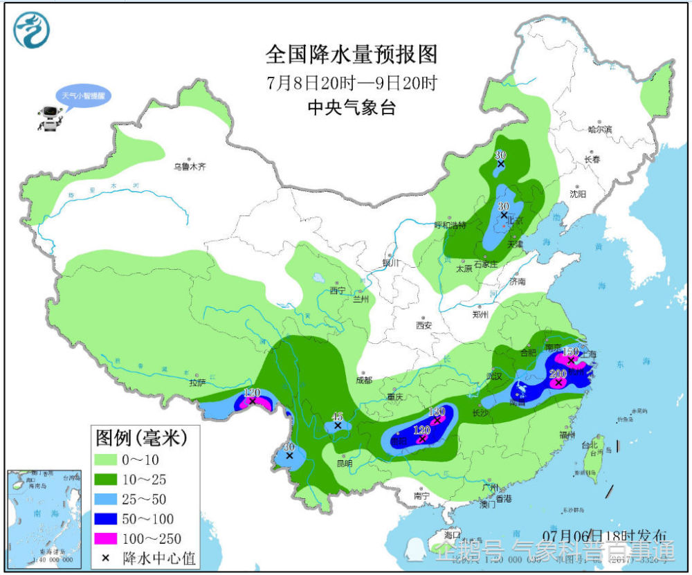 暴雨|梅雨配“紫腰带”迎接明天的高考，考生们小心暴雨、冰雹、雷电大风和高温