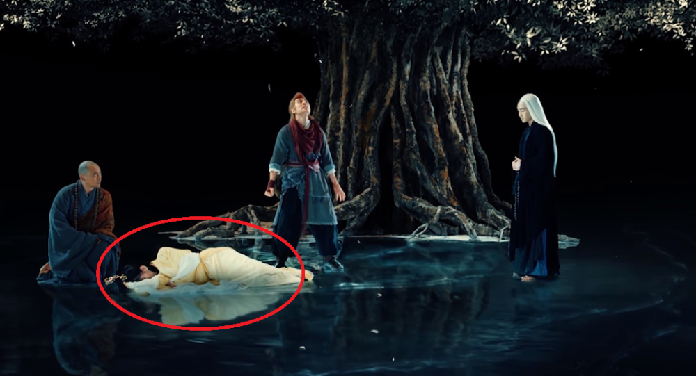 孙悟空|斗战胜佛之大圣之泪解析，三位演员撑起全片，张馨予美得不像话