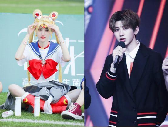 鞠婧祎水冰月造型没仙起来,男人婆不说还撞脸蔡徐坤!真绝了!_腾讯新闻