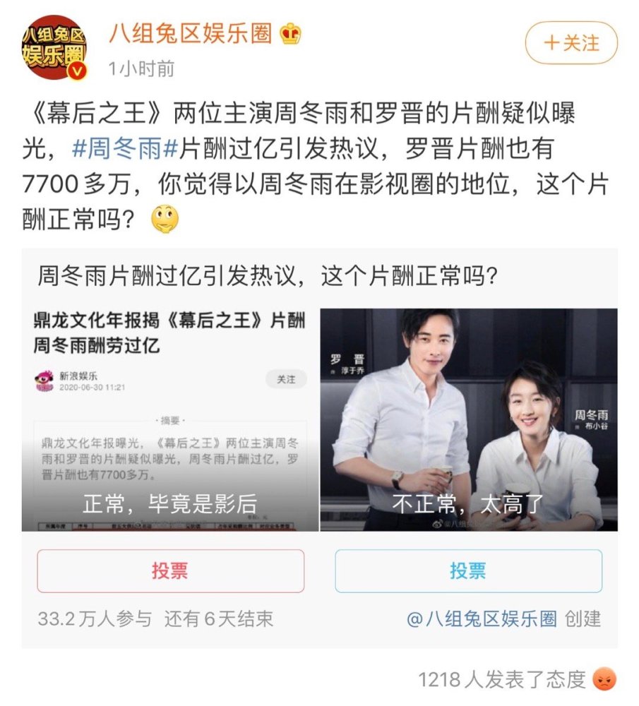 片酬|于正再出骚操作，公开明星片酬内部猛料，自曝旗下剧集的最高片酬！