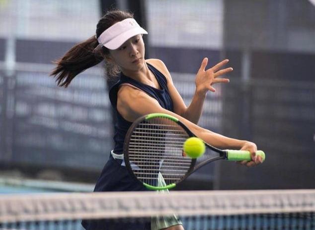 田亮|网友偶遇田亮女儿训练，这是要走职业网球路吗？