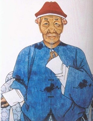 蒲松龄画像蒲松龄很小的时候就能吟诗作赋,曾以"神童"之称闻名乡里.