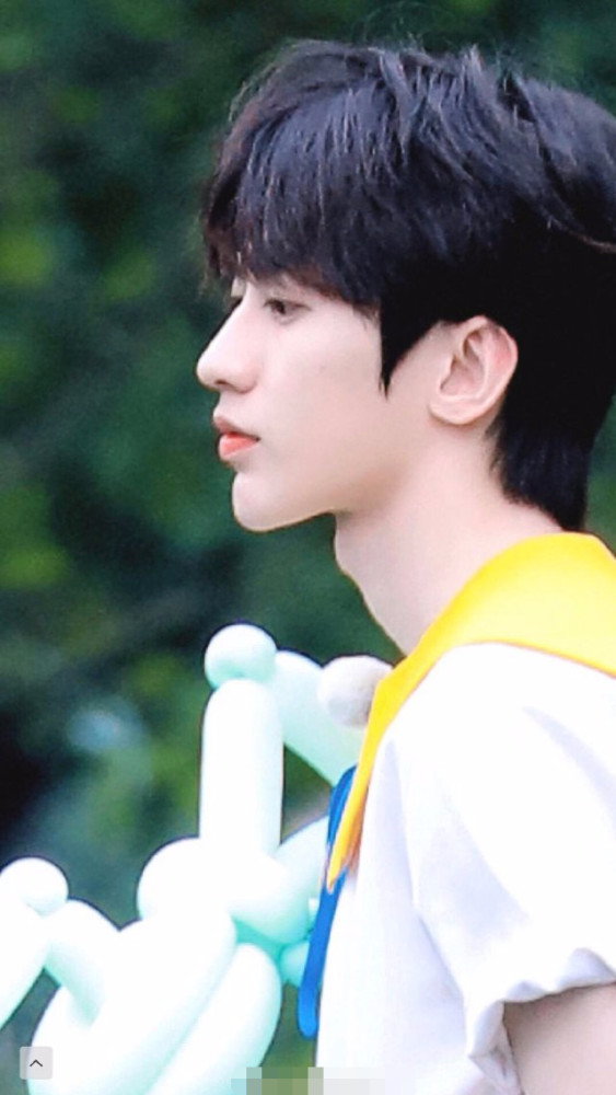 蔡徐坤|蔡徐坤再被质疑整容，侧面照下巴太尖形状奇怪，被吐槽可以锄地了