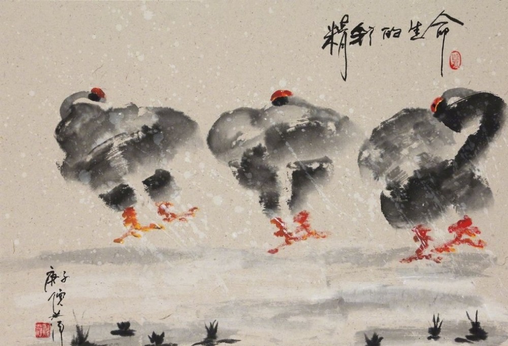 倪萍|倪萍绘画水平越来越高：用墨大胆有创意，写意风格不输齐白石