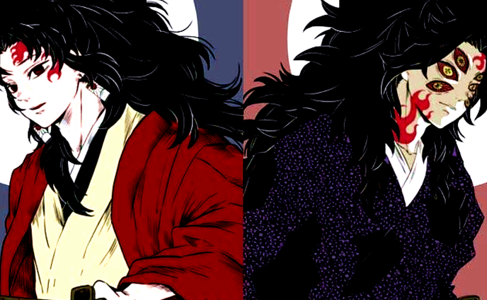 继国缘一和继国岩胜是鬼灭故事中战国时代的人物,他们虽是同胞兄弟,但