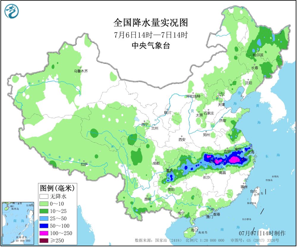 暴雨|迄今最高！国家级暴雨预警罕见升级，权威预报：专给长江灌水