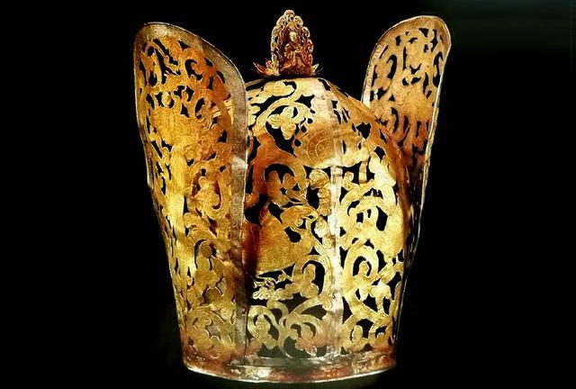 高翅鎏金银冠(女)