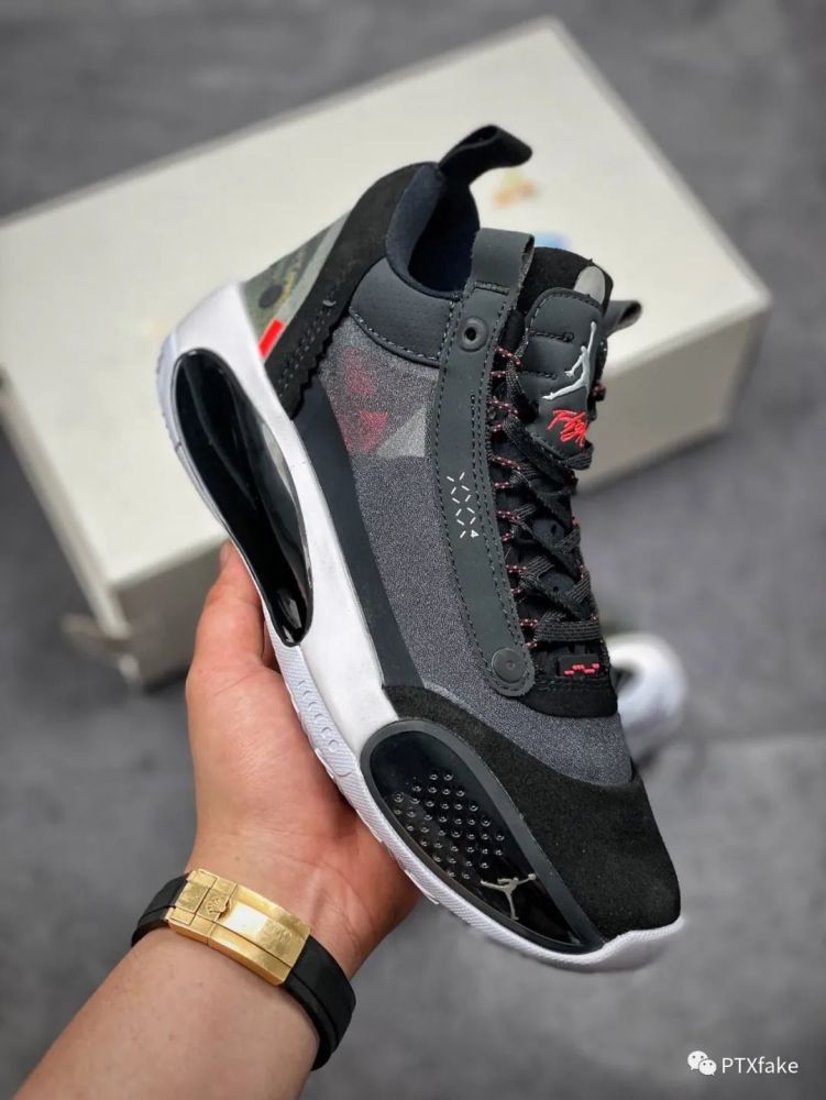 aj34 low heritage低帮黑红配色开箱测评!