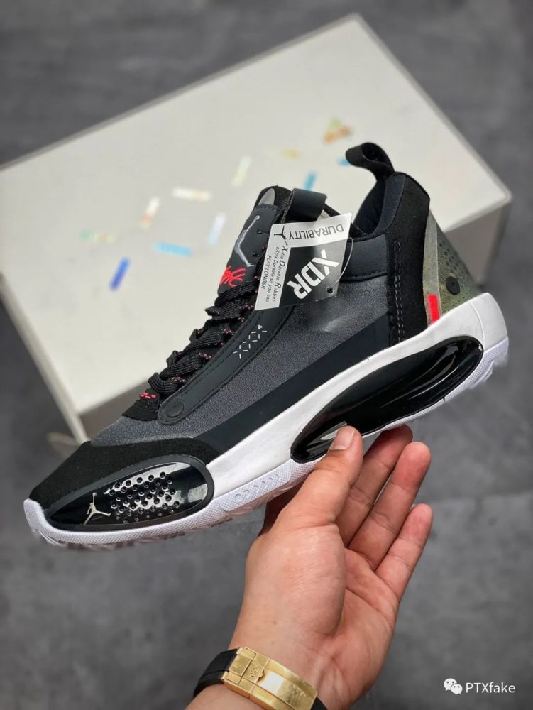 aj34 low heritage低帮黑红配色开箱测评!