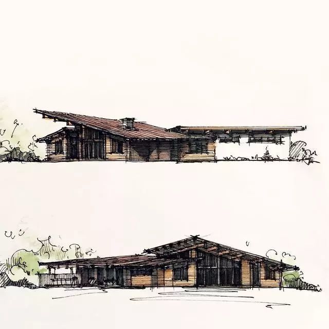 马克笔|马克笔景观手绘效果图，大视野鸟瞰透视精准到爆！