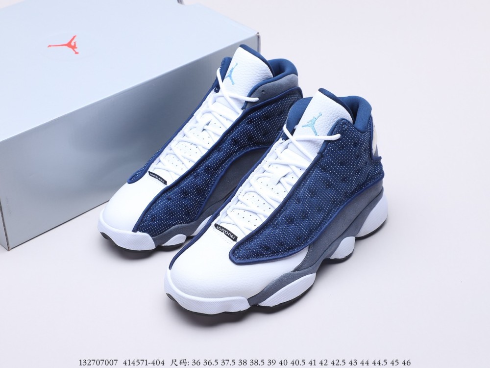 乔丹aj13燧石,俗称"海军蓝猫眼"开箱测评!