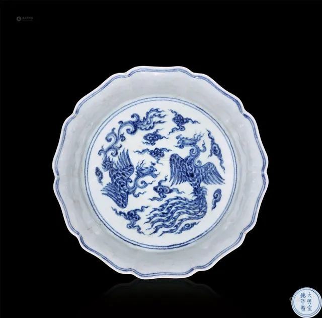 青花瓷|明宣德千万级的青花葵花式洗