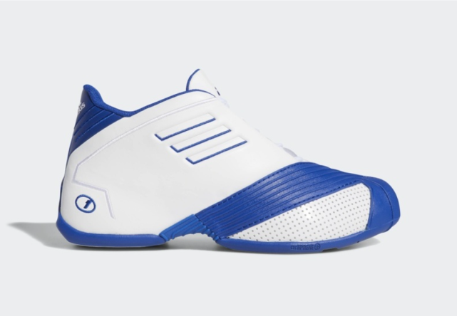 adidas t-mac 1"白蓝"配色复刻归来:麦迪经典签名篮球鞋