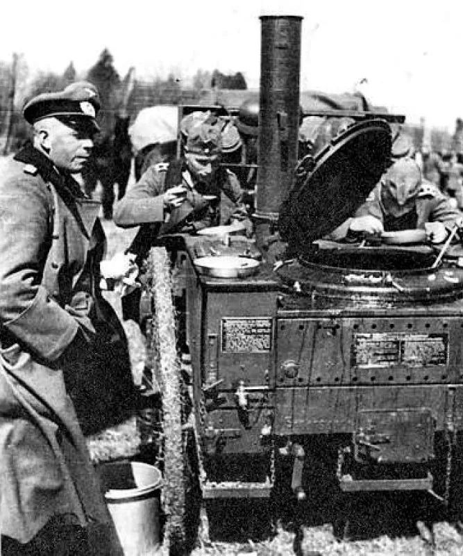 德军士兵在东线战场的战地伙食