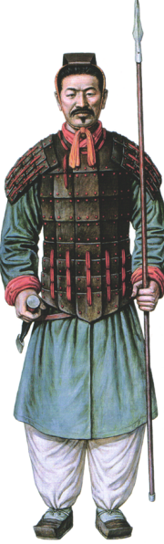 古代布靴士兵图片