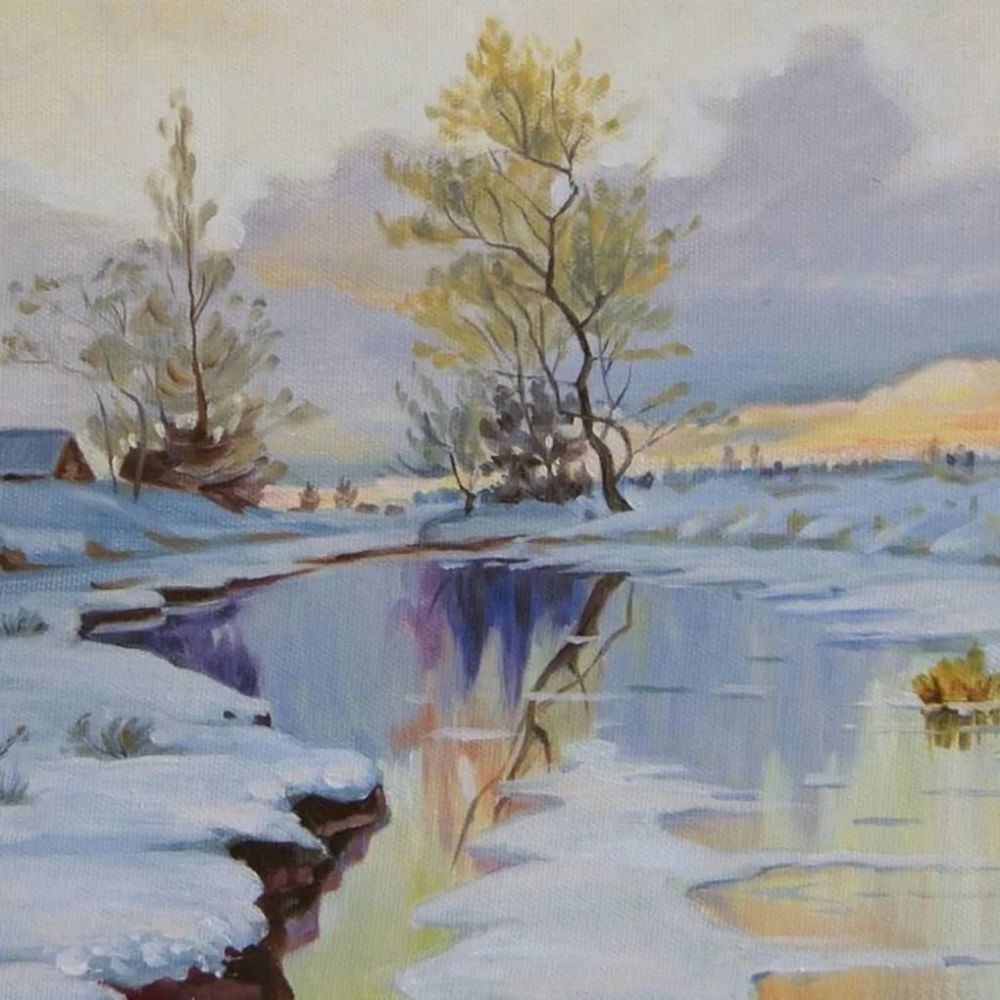 伊万·伊万诺维奇·延多古罗夫|《早春》延多古罗夫-世界名画鉴赏语音讲解