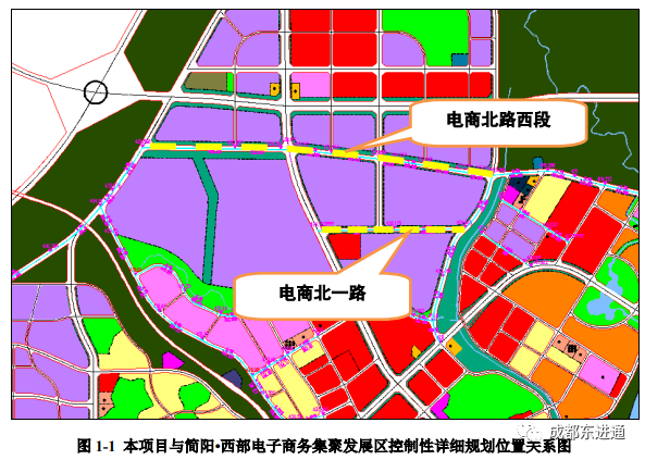总投资31亿元简阳西部电商集聚发展区两条道路即将开建