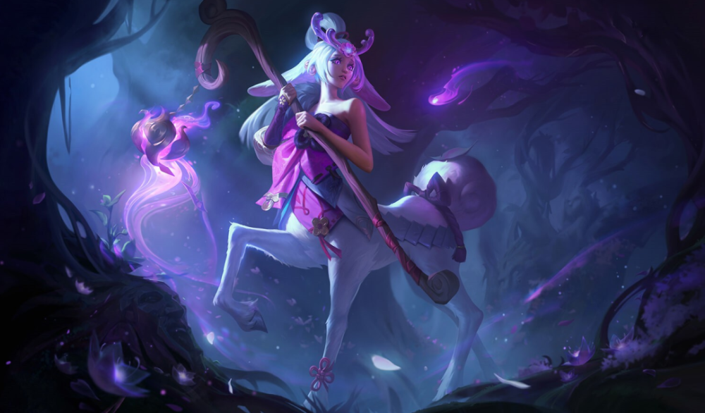 《英雄联盟》打野新英雄莉莉娅公布,鹿女?