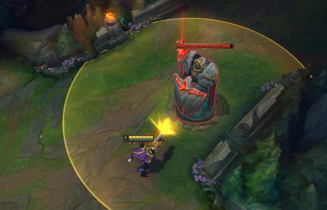 lol:防御塔的爱,一个英雄无法越塔,另外一个对方不敢越他的塔