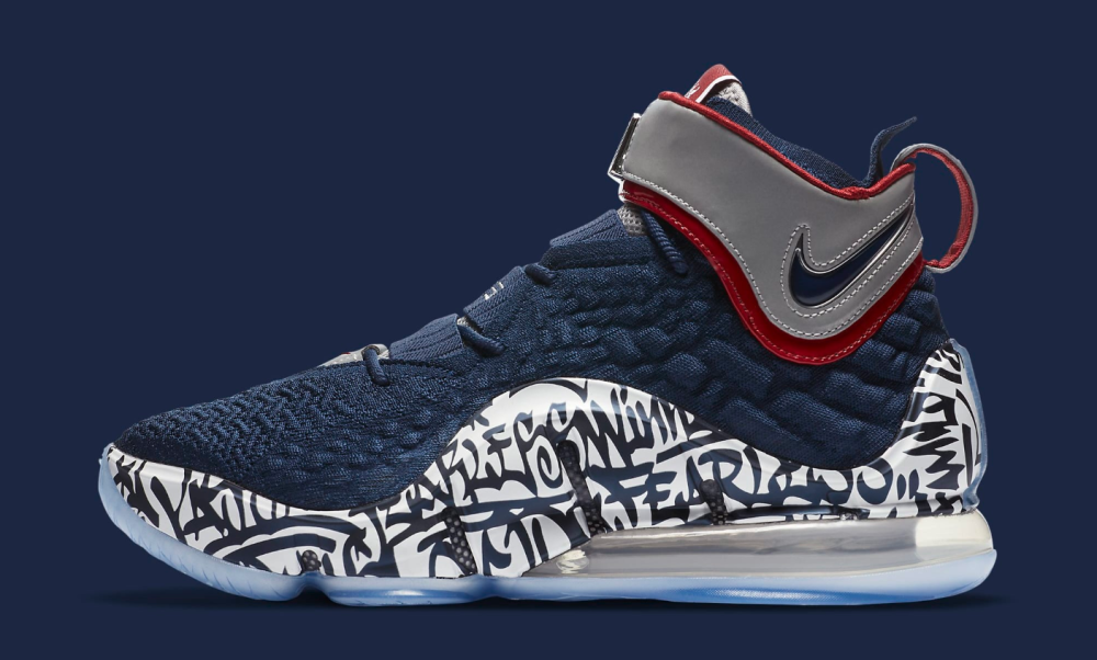 除了最近发布的" graffiti" lebron 17,耐克lebron 4的另一款令人垂涎