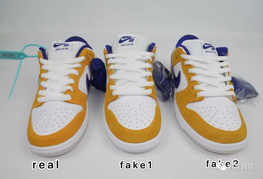 湖人总冠军dunksb紫金配色真假对比