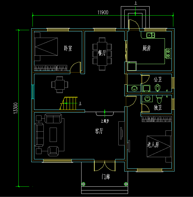 这套12x13米的农村二层别墅,户型堪称完美