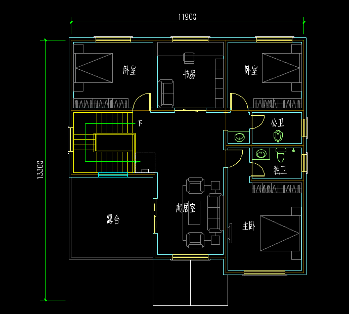 2020年了,还不建房子!这套12x13米的农村二层别墅,户型堪称完美