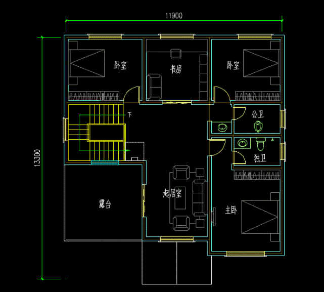这套12x13米的农村二层别墅,户型堪称完美