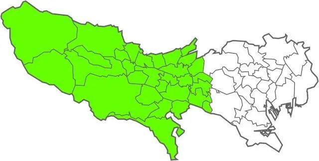 日本的怪異行政區劃為什麼東京都除城區外還要管多摩地方