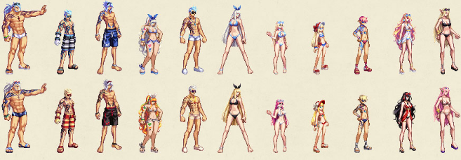 dnf从历年夏日套分析今年夏日套外观回归主题更进一步