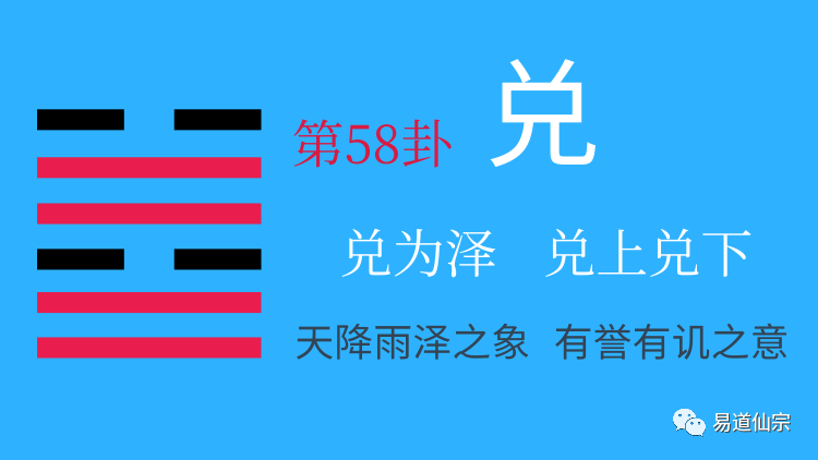 听故事学易经第58卦兑为泽——天降雨泽