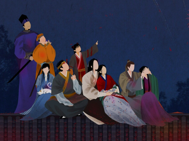 第五张无脸画则是《武林外传》,该剧是很多90后的青春回忆,同样也是