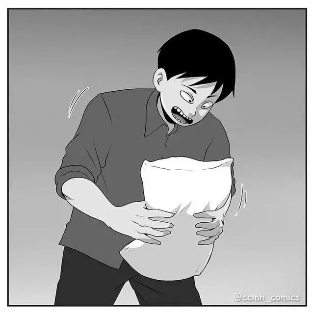 看着就疼之扔枕头